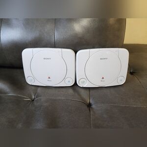 2 Playstation 1 Mini's For Parts Or Fixed